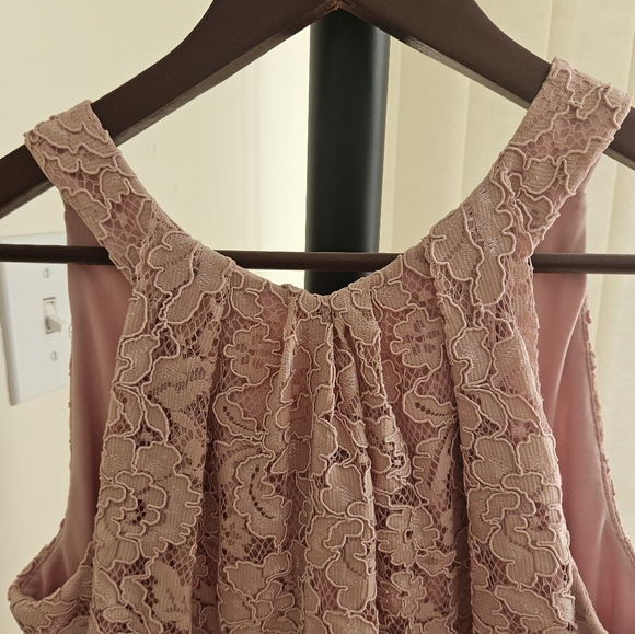 Like new - Le Chateau pink asymmetrical dress - Picture 3 of 9